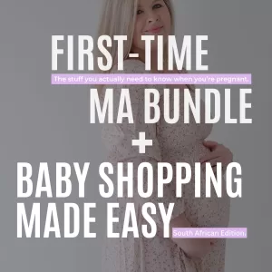 First-time Ma Bundle + Baby Shopping Guides